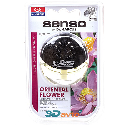 Ароматизатор  DR. MARCUS Senso Luxury Oriental Flower Ваниль гелевый универсальный Польша 10мл